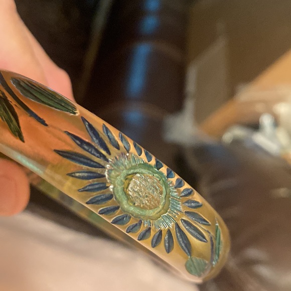 Vintage BoHo Carved Design Bracelet, SilverFox Special💜🔥⭐️🌺❤️ - Picture 5 of 8